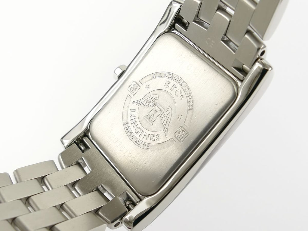Longines DolceVita Copper L5.655.4.96.6 stainless steel case back