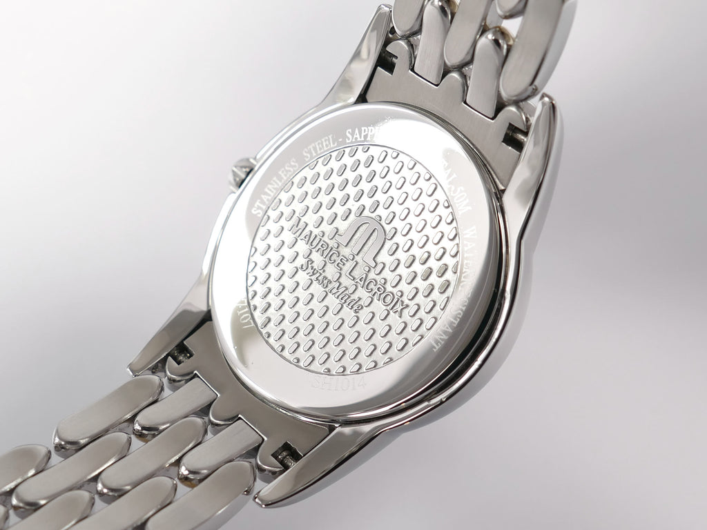 Maurice Lacroix Sphere SH1014 stainless steel case back