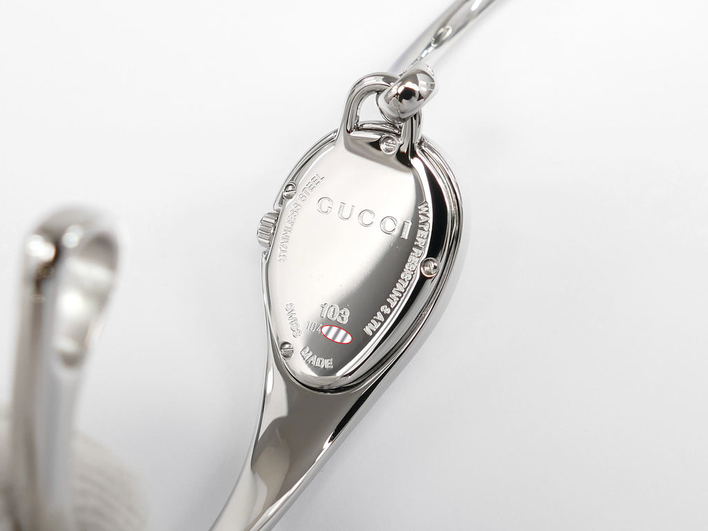 Gucci 103 Horsebit Stainless steel case back