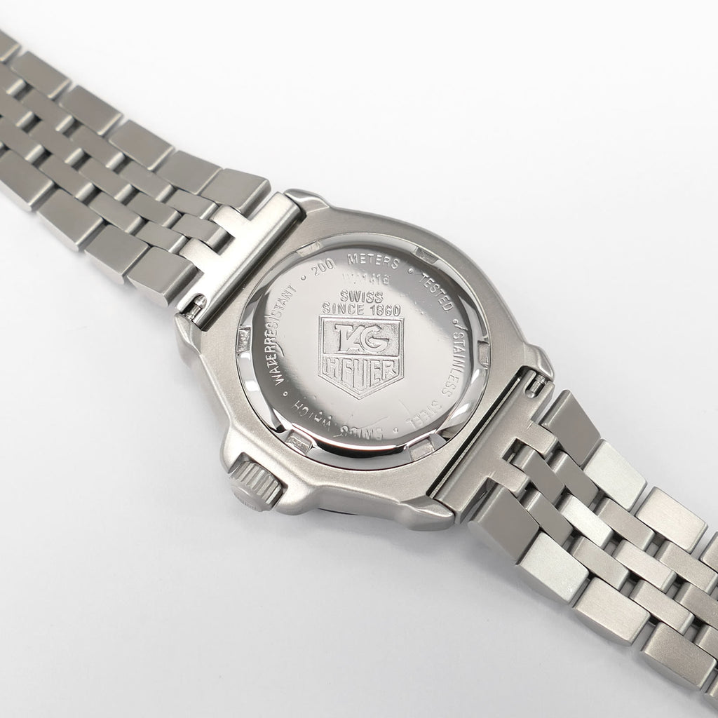TAG Heuer Formula 1 WA1416 Stainless Steel screw down case back