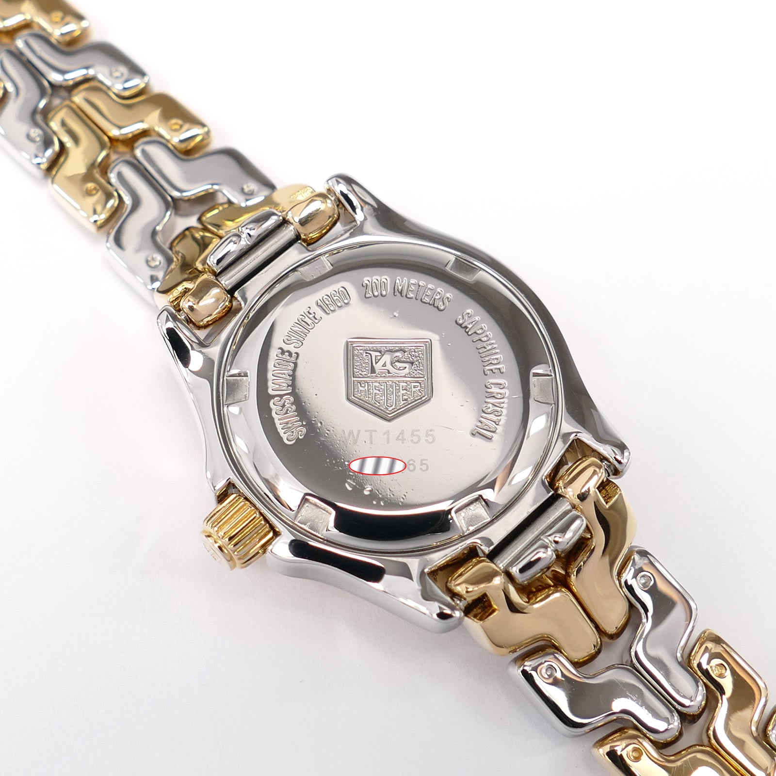 TAG Heuer Link WT1455 White Mother of Pearl & 18k Gold Ladies 25mm