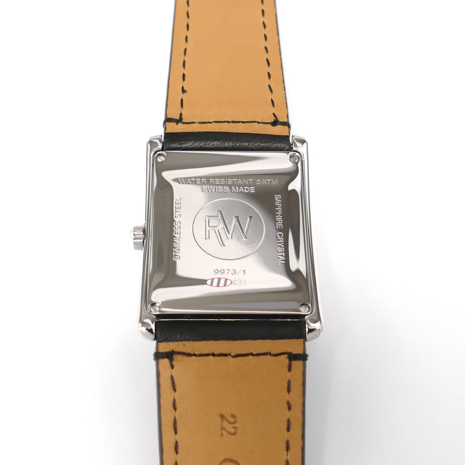 Raymond Weil Don Giovanni 9973/1 stainless steel case back