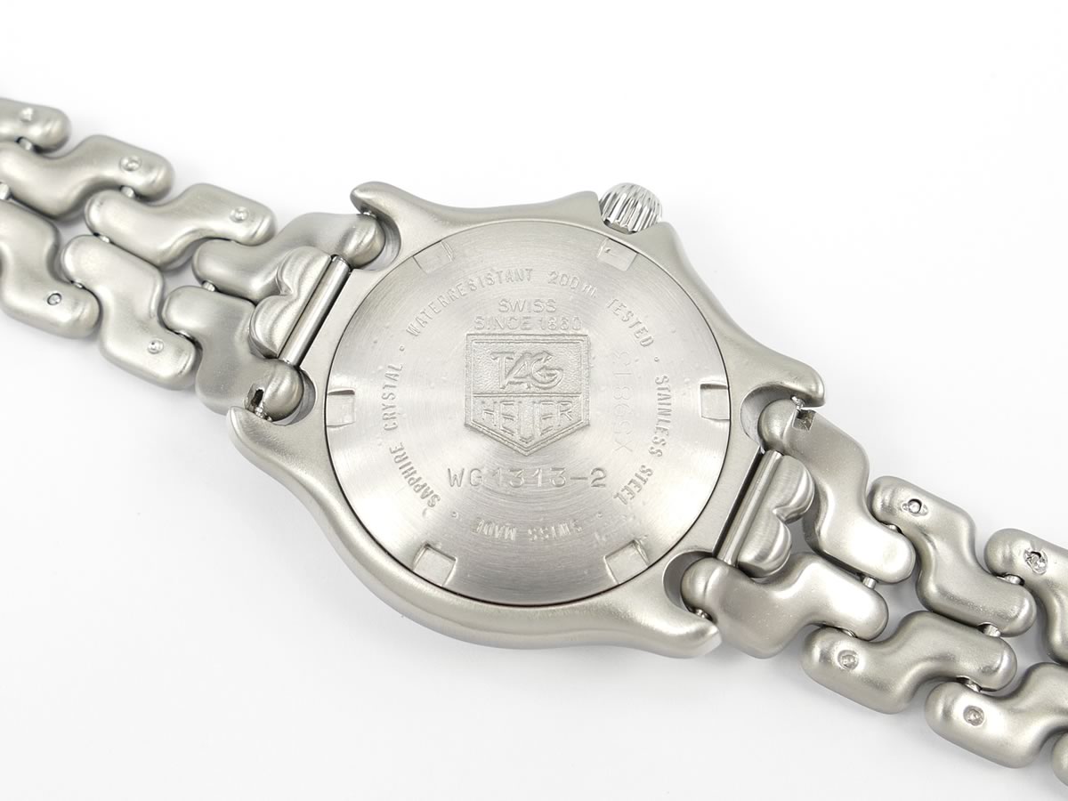 TAG Heuer SEL WG1313-2 stainless steel screw-down case back