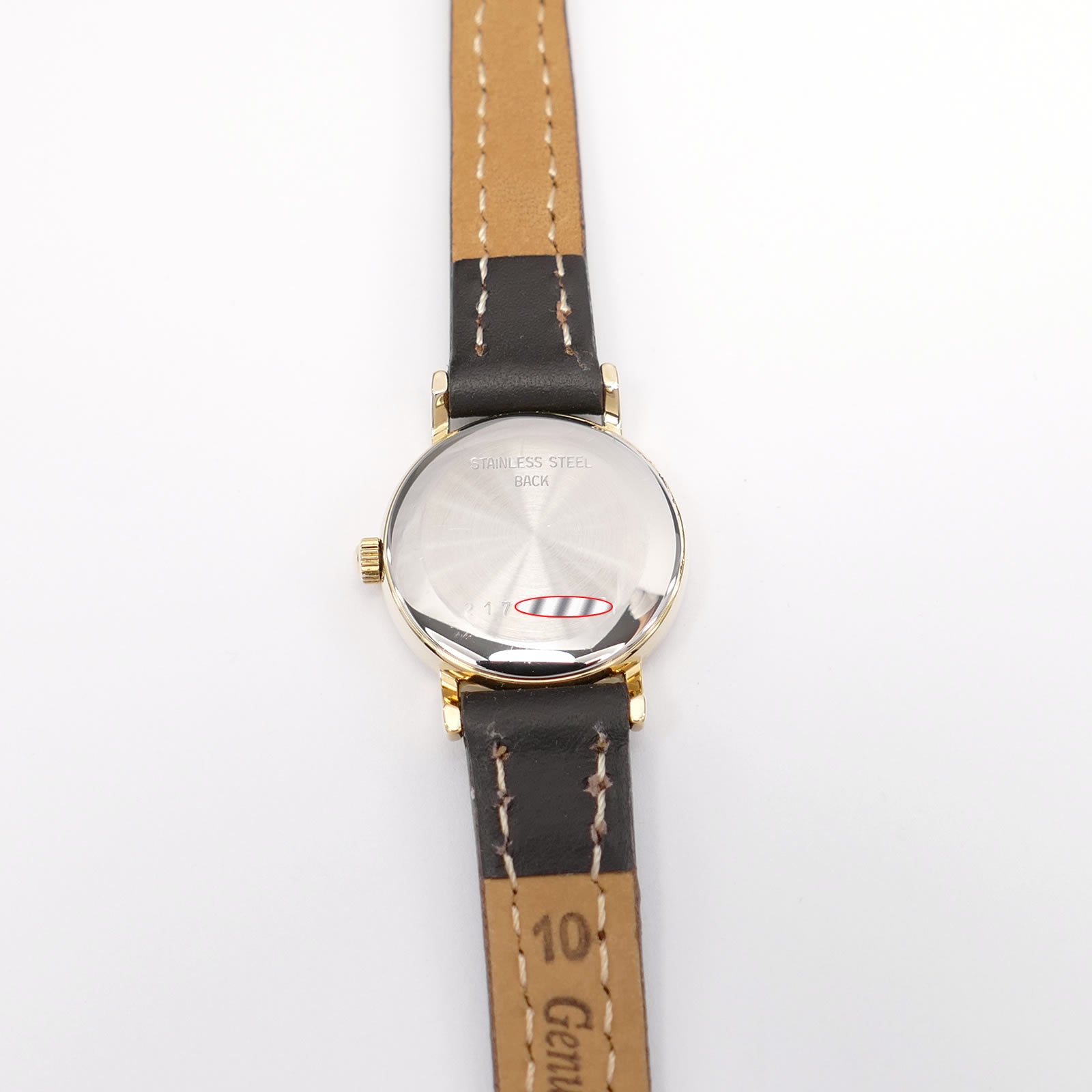 Longines Présence stainless steel case back