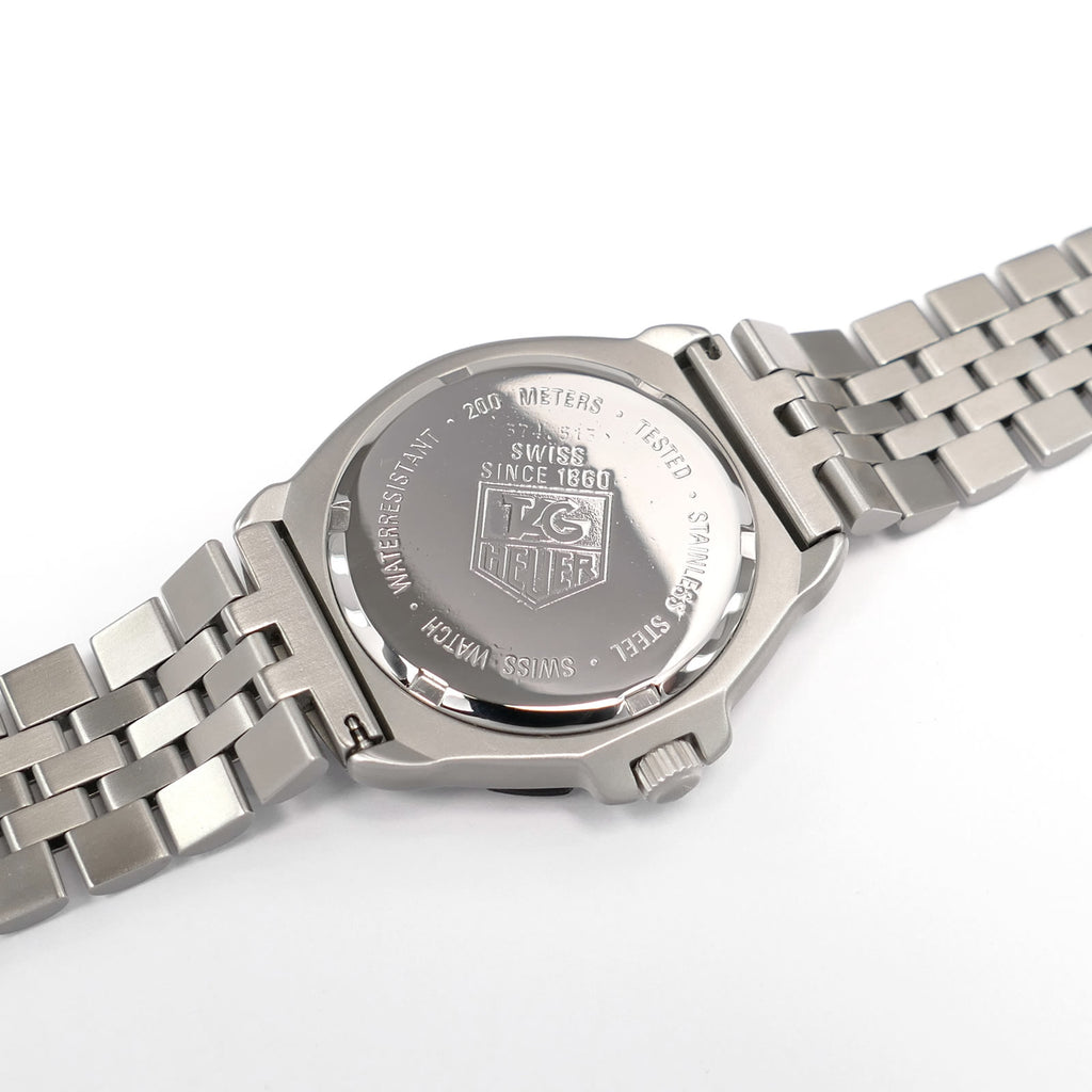 TAG Heuer Formula 1 374.513 stainless steel screw down case back