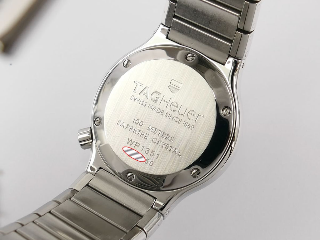 TAG Heuer Alter Ego WP1351 stainless steel case back