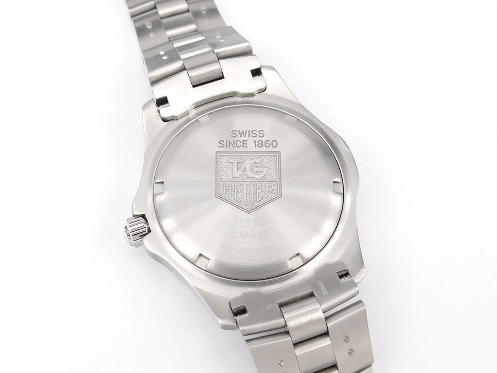 TAG Heuer Exclusive WN1112-0 screw down stainless steel case back
