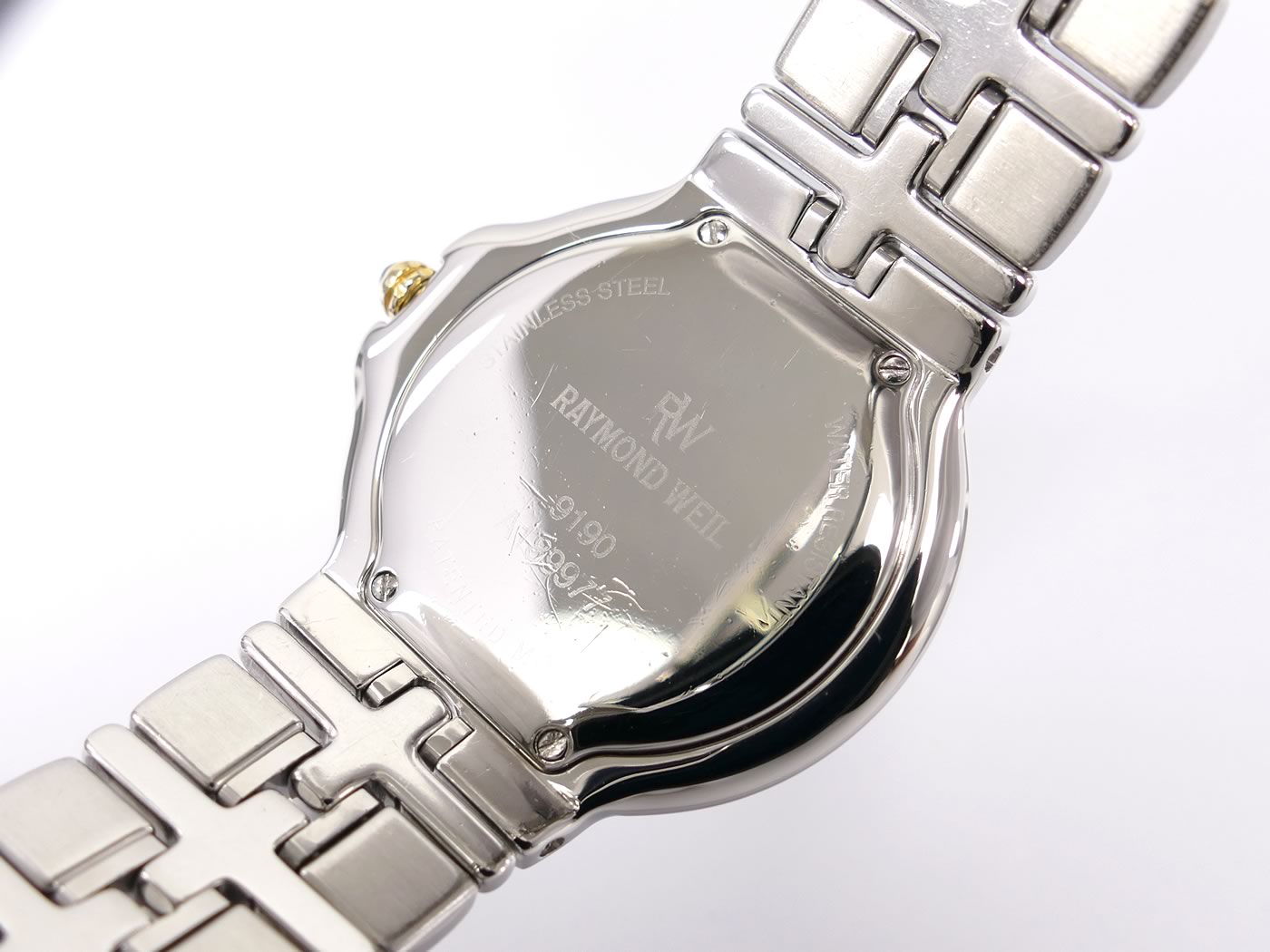 Raymond Weil Parsifal 9190 stainless steel case back