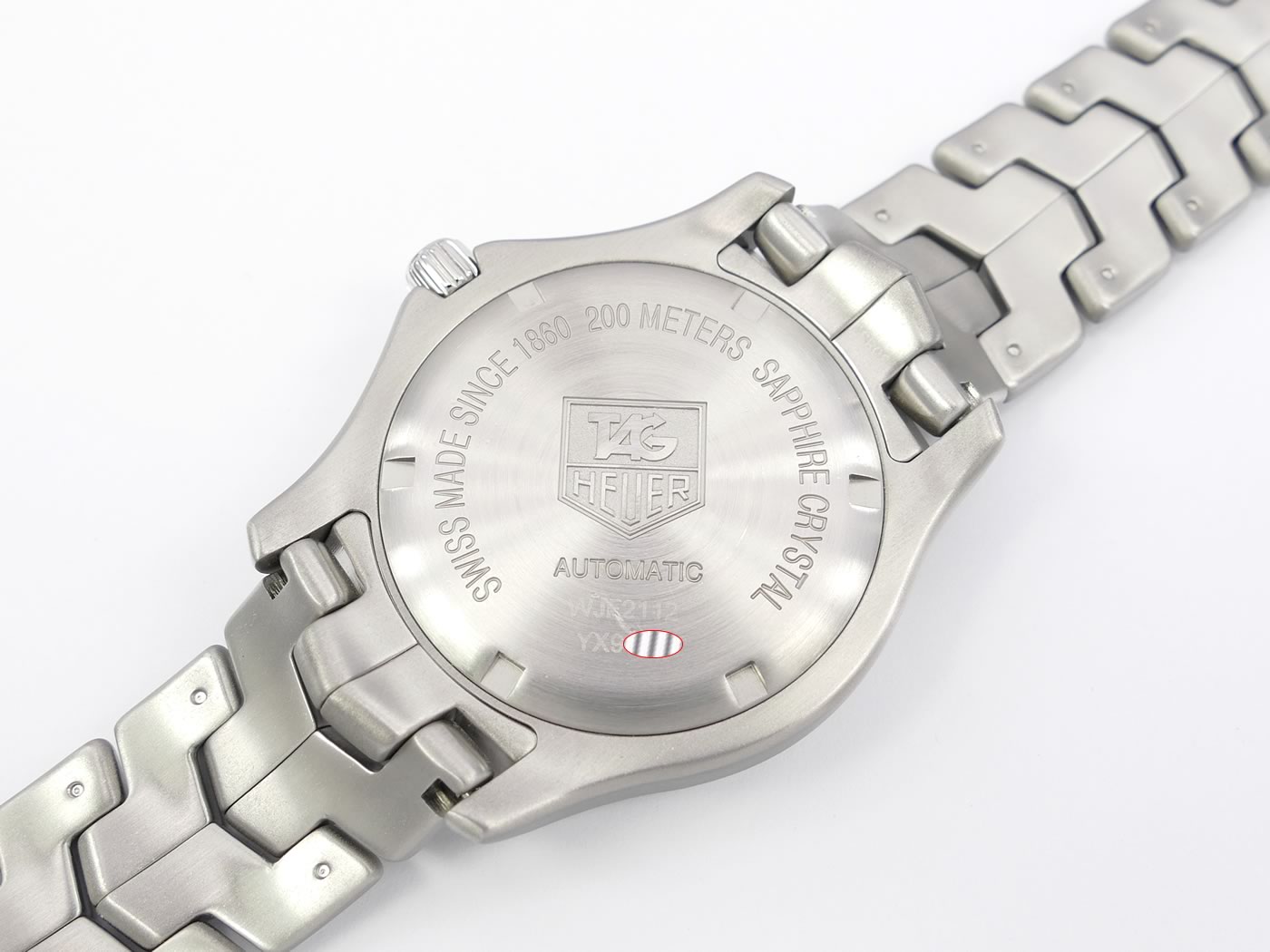 TAG Heuer Link WJF2112.BA0570 screw down case back