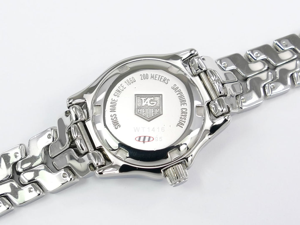 TAG Heuer Link Silver WT1416.BA0561 screw down case back