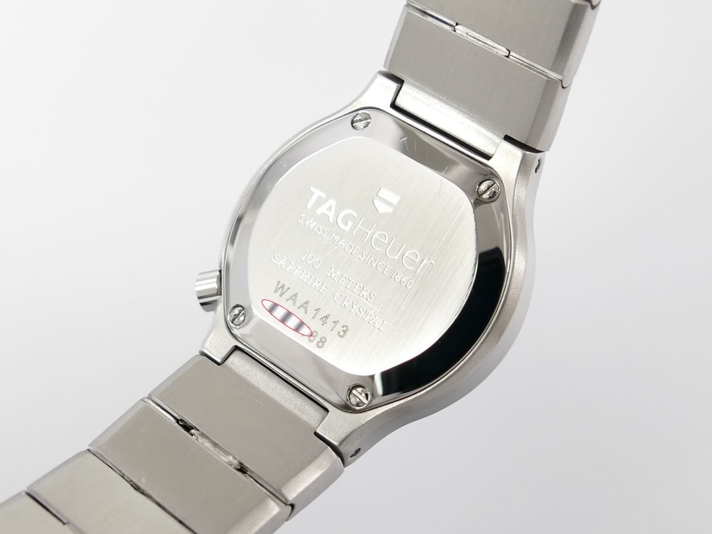 TAG Heuer Alter Ego Mini 25mm Blue Dial WAA1413.BA0761 stainless steel case back