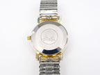 Omega Vintage Quartz Champagne Dial stainless steel case back