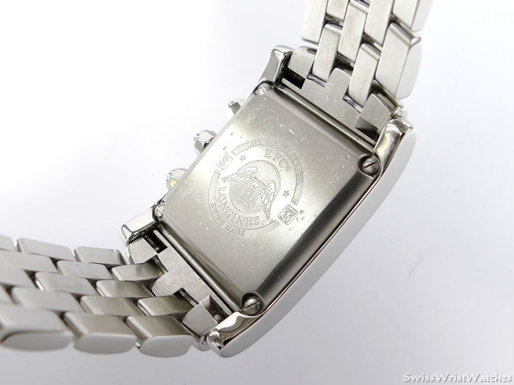 Longines DolceVita Black Chronograph L5.656.4.79.6 case back