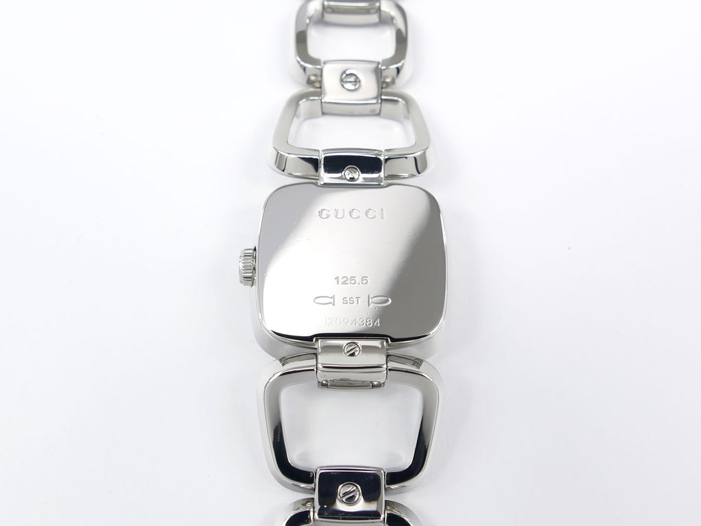 G-Gucci 125.5 YA125502 stainless steel case back