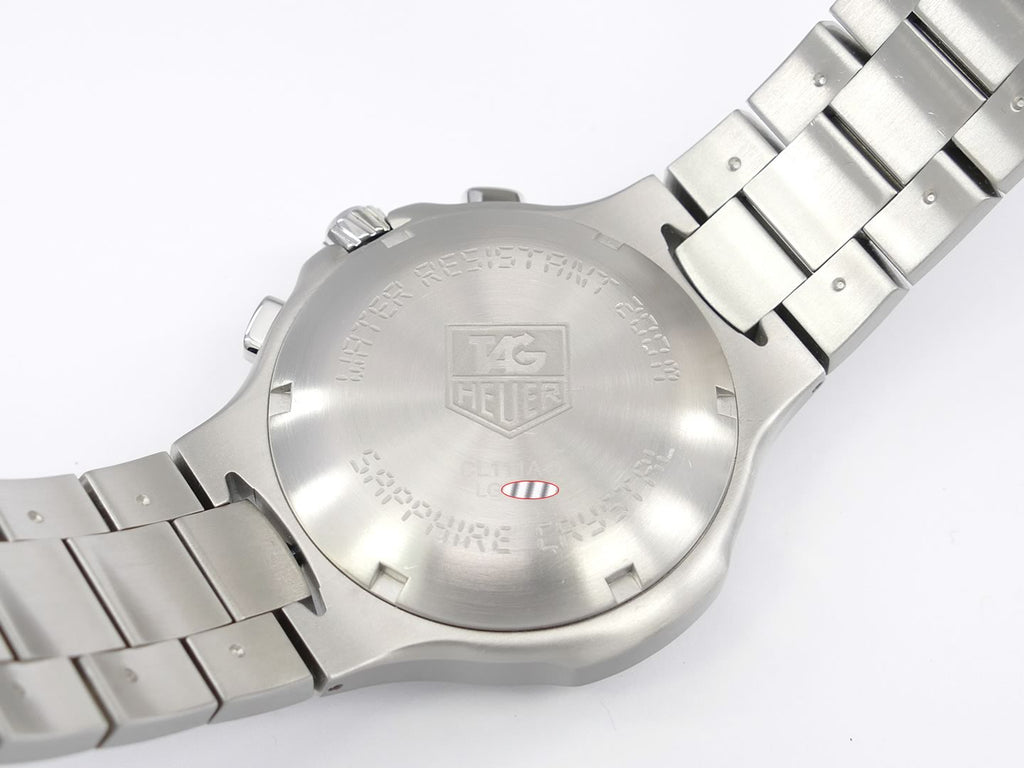 TAG Heuer Kirium F1 Black Dial CL111A.BA0700 screw down case back
