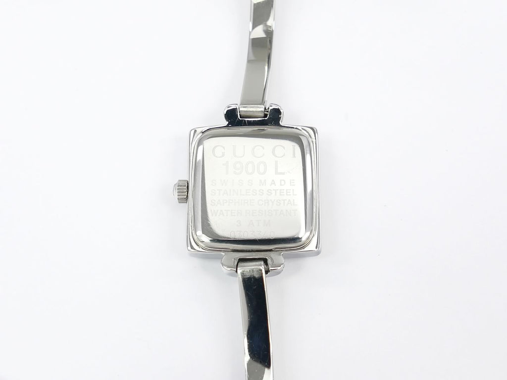 Gucci 1900L Black stainless steel back