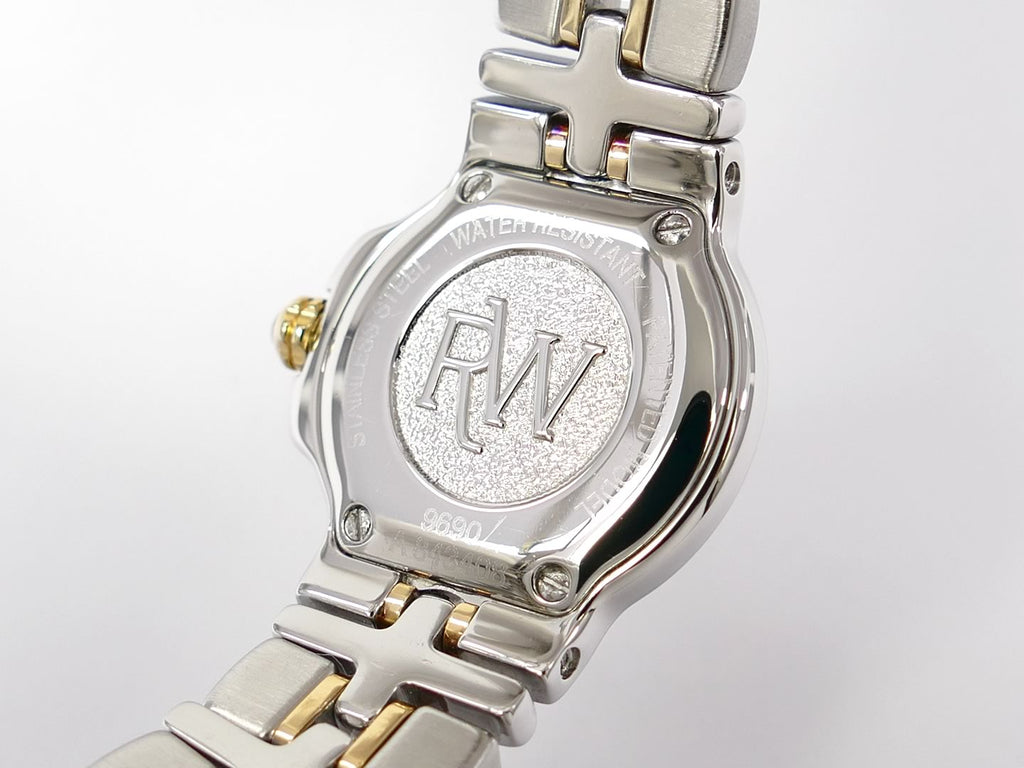 Raymond Weil Parsifal 9690 Small Cream Dial stainless steel case back