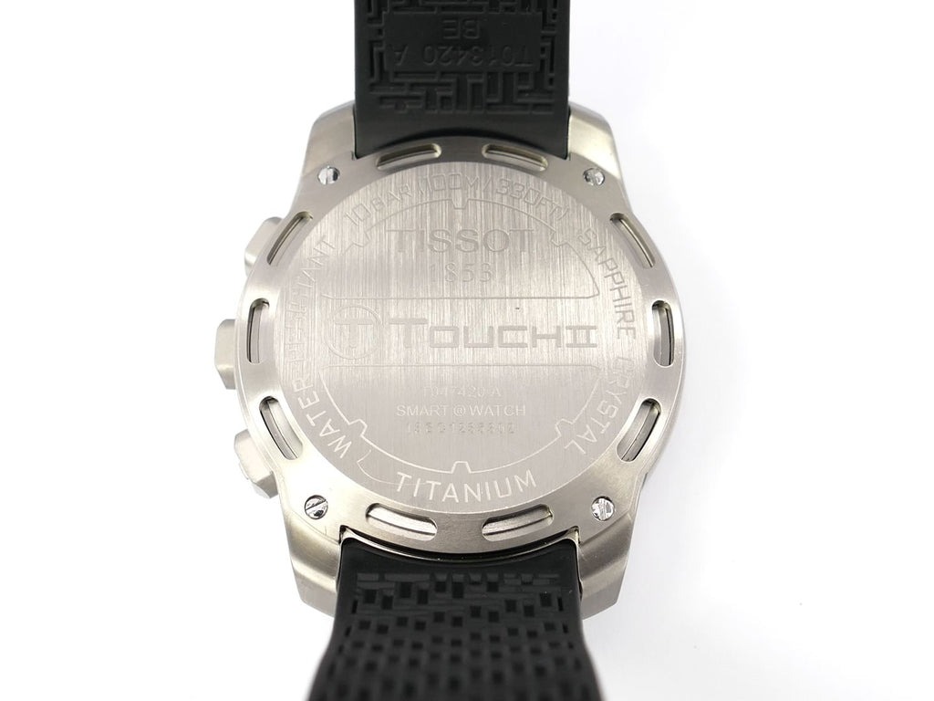 Tissot T-Touch II Black T047.420.17.051.00 titanium case back