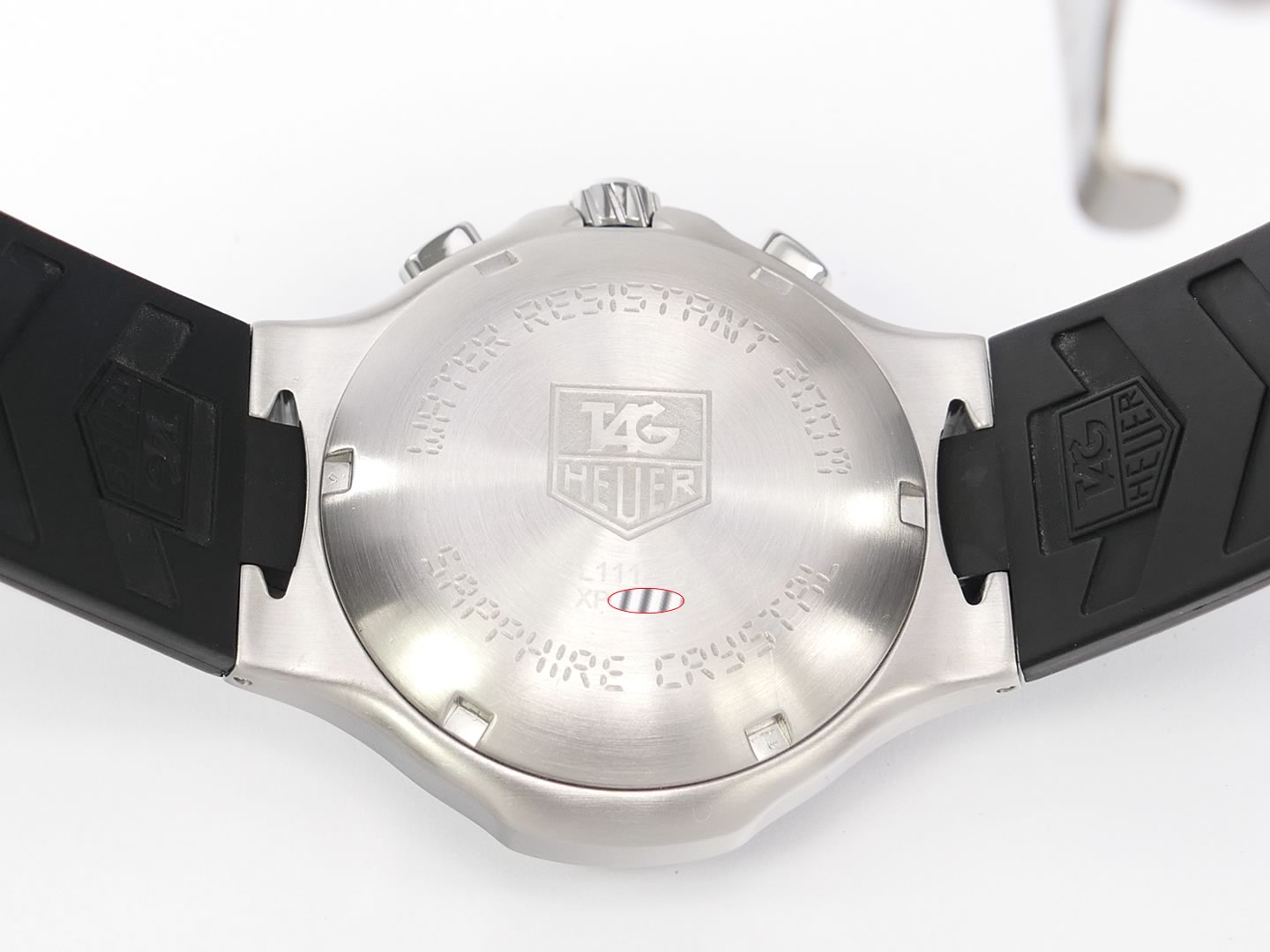 TAG Heuer Kirium F1 Black Dial CL111A.FT6000 screw down case back