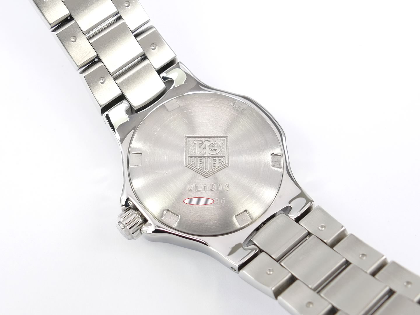 TAG Heuer Kirium WL1316.BA0710 screw down case back