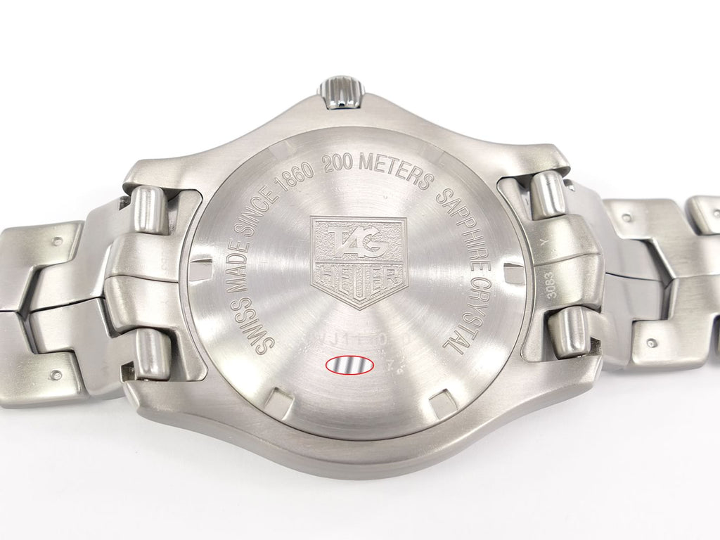 TAG Heuer Link Black WJ1110.BA0570 screw down case back