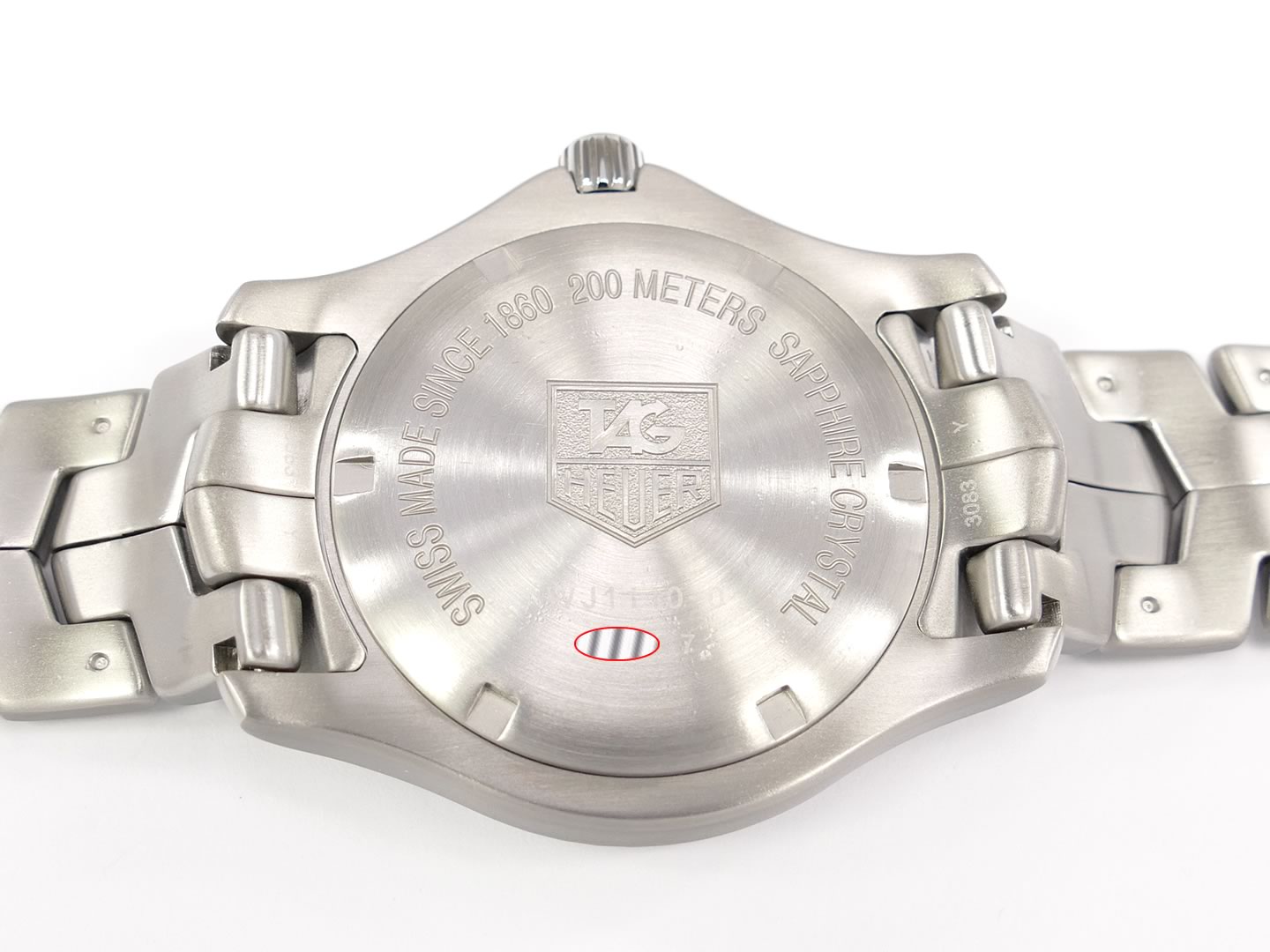 TAG Heuer Link Black WJ1110.BA0570 screw down case back