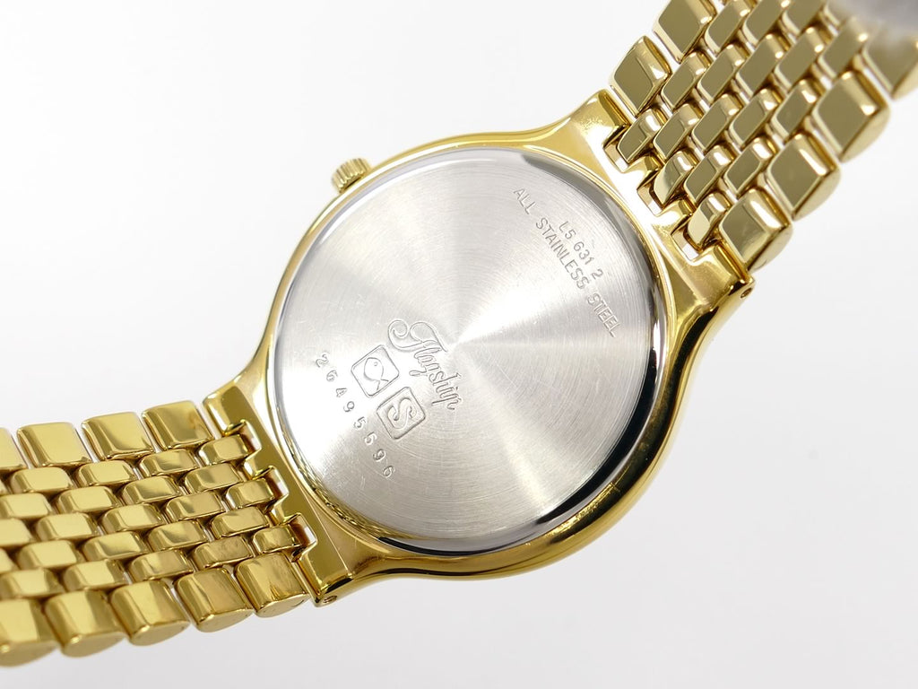 Longines Flagship White L5.631.2 stainless steel case back