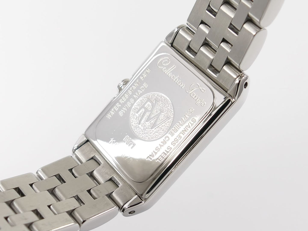Raymond Weil Tango White 5971-ST-00995 stainless steel case back
