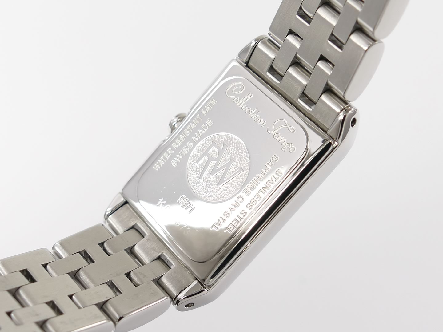 Raymond Weil Tango White 5971-ST-00995 stainless steel case back