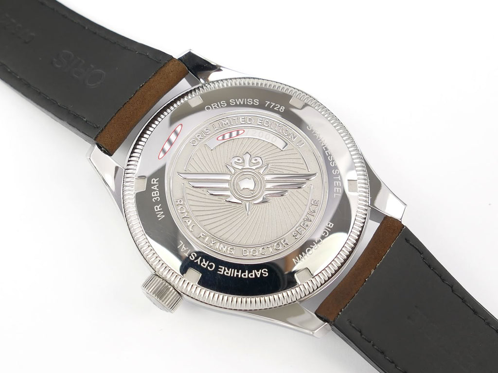 Oris Royal Flying Doctor Service Limited Edition II screw down case back