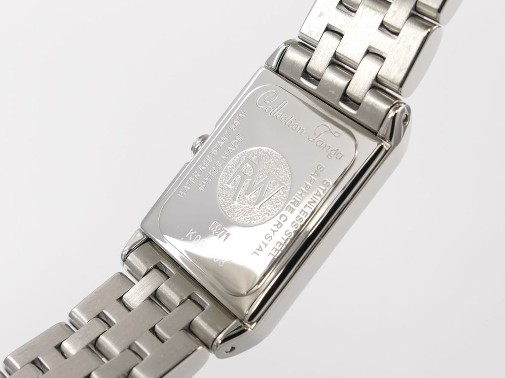 Raymond Weil Tango White Mother of Pearl Dial 5971-ST-00915 stainless steel case back