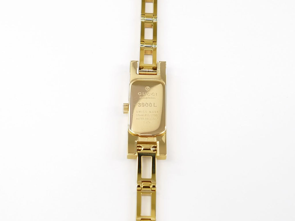 Gucci 3900 L 18k Gold Plated case back