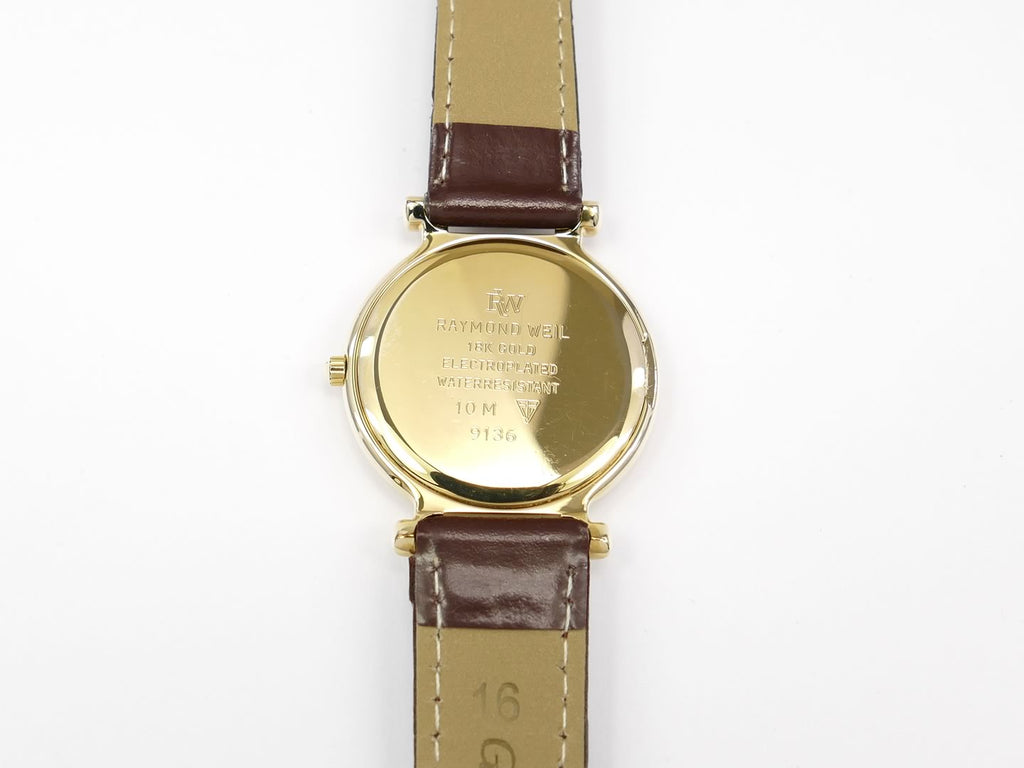 Raymond Weil Tradition Purple 18k Gold 9136 case back