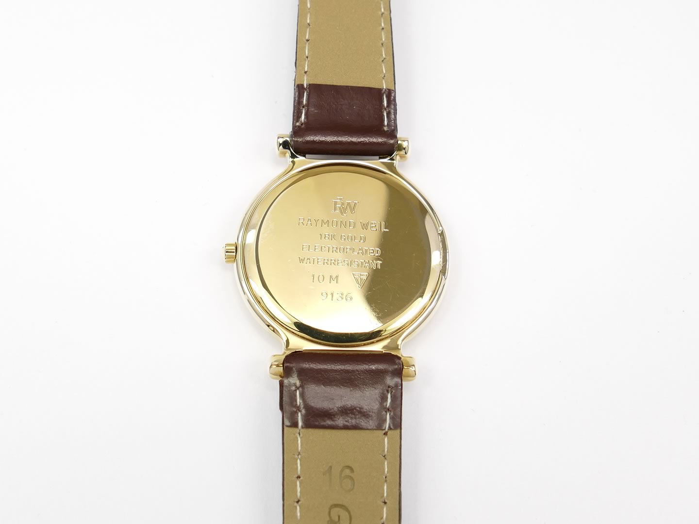 Raymond Weil Tradition Purple 18k Gold 9136 case back