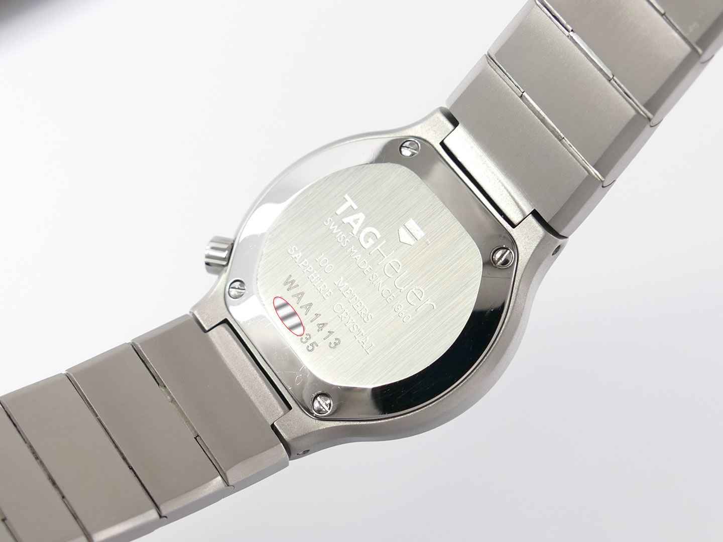TAG Heuer Alter Ego WAA1413.BA0761 stainless steel case back