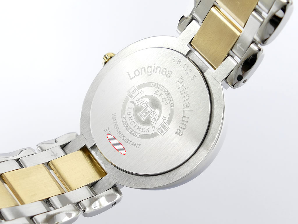 Longines PrimaLuna L8.112.5.95.6 case back