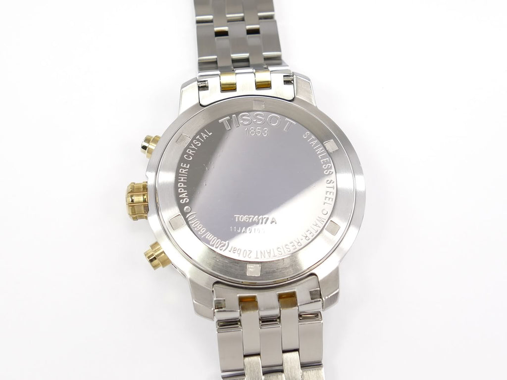Tissot T-Sport PRS200 screw down stainless steel case back