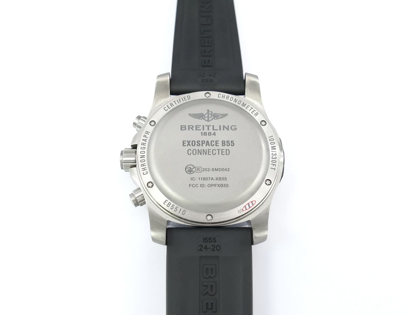 Breitling Exospace B55 titanium case back