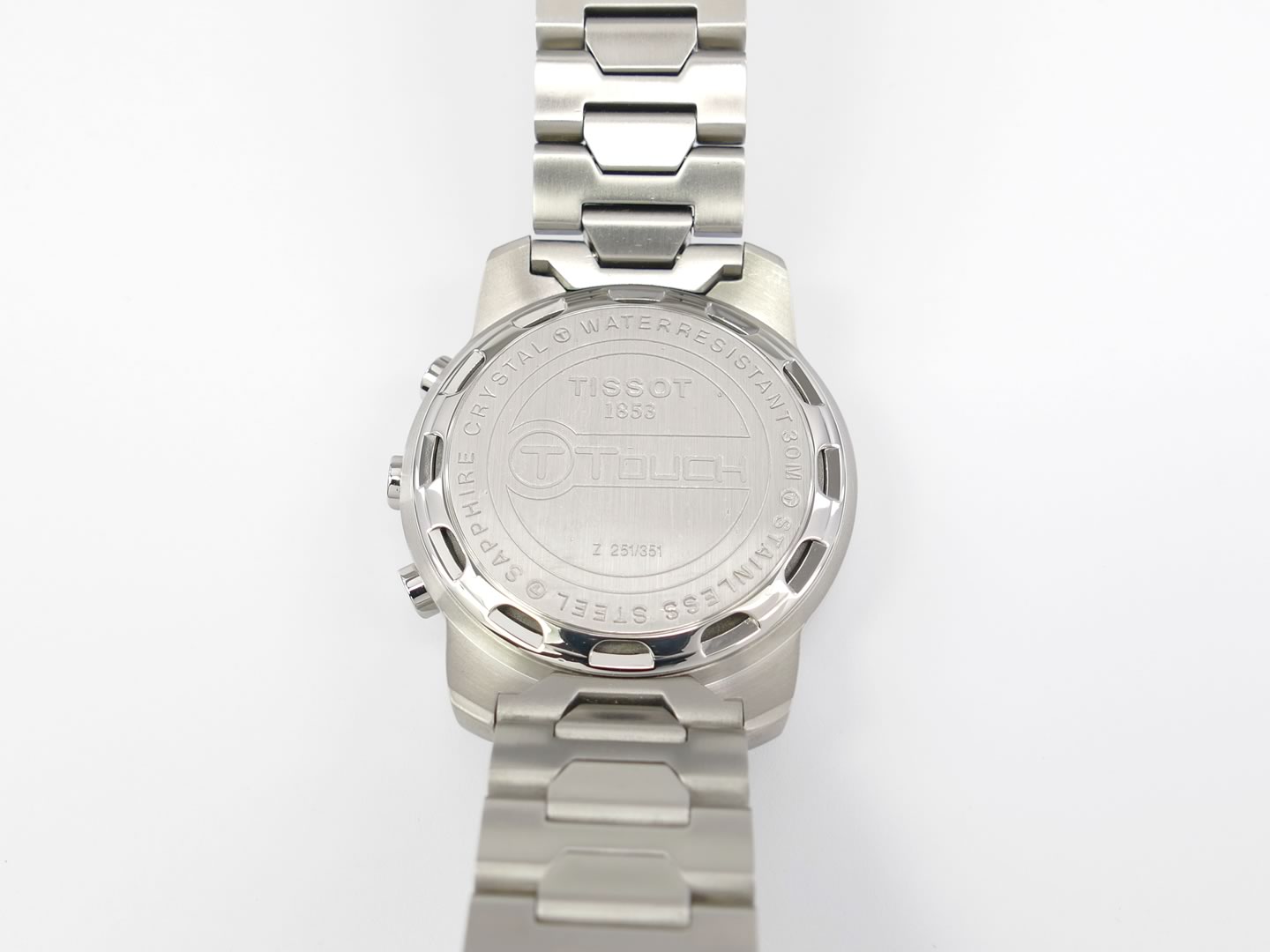 Tissot T-Touch Silver Stainless Steel Z251/351 case back