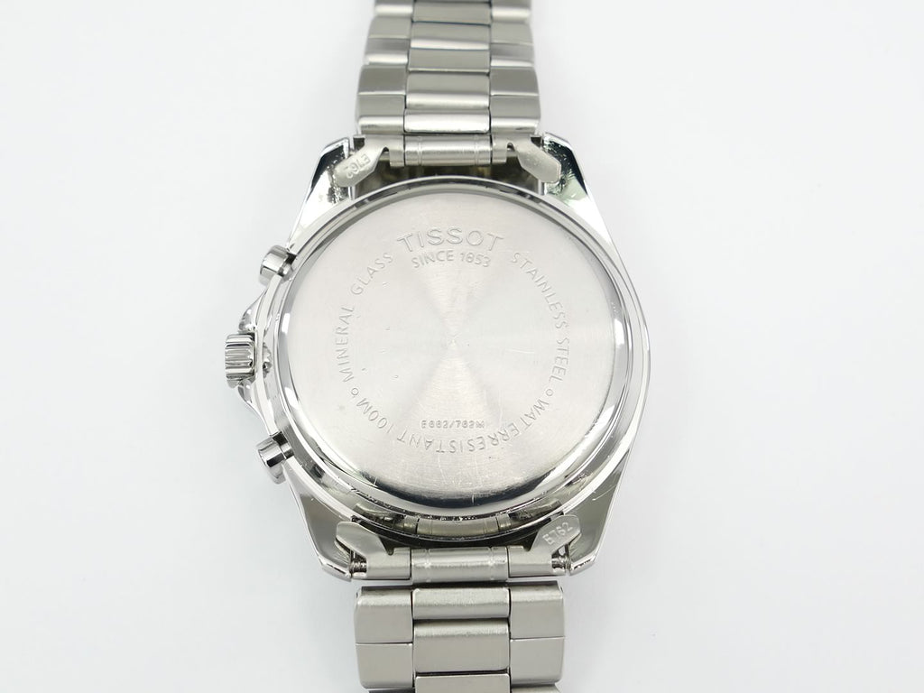 Tissot Sport Chronograph E662/762M stainless steel case back