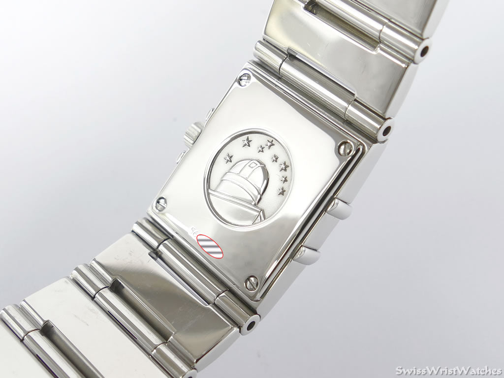 Omega Constellation Quadra White 1528.76.00 case back