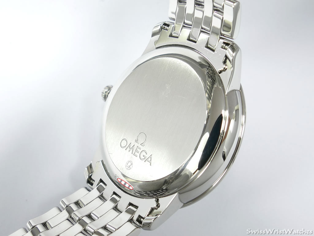 Omega De Ville Prestige Silver 424.10.37.20.02.001 case back