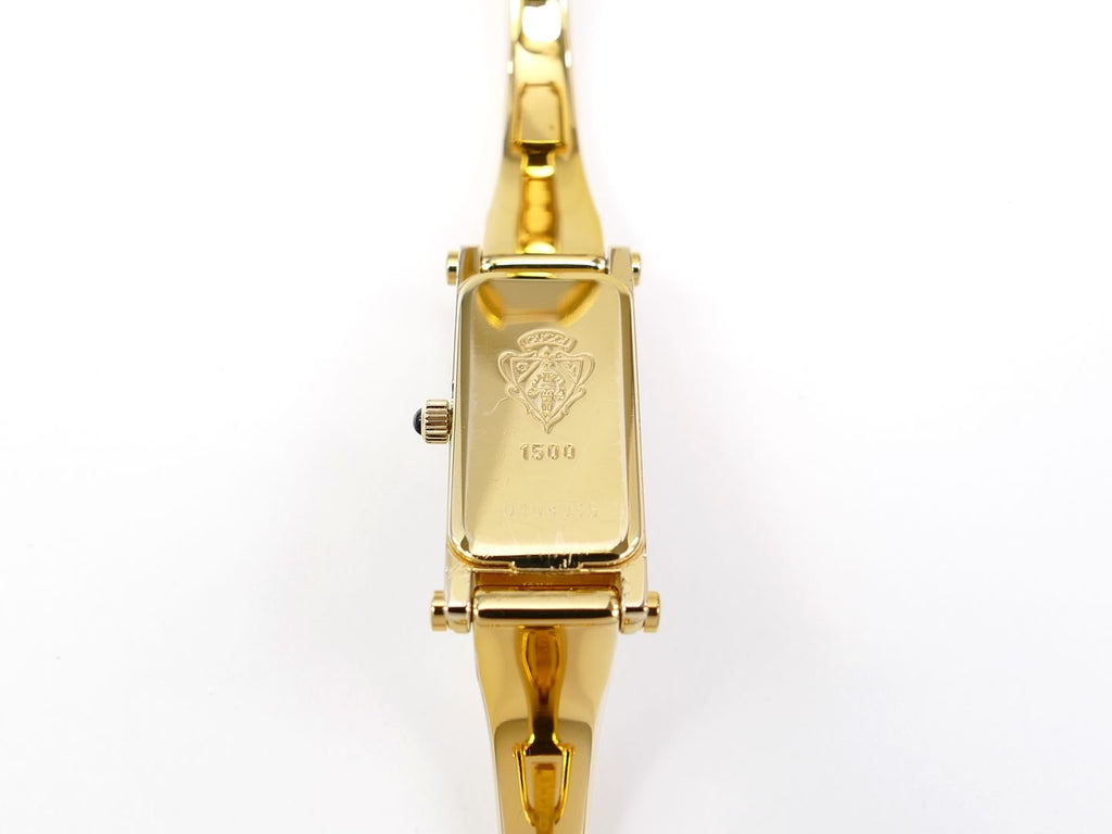 Gucci 1500 18k Gold Plated case back