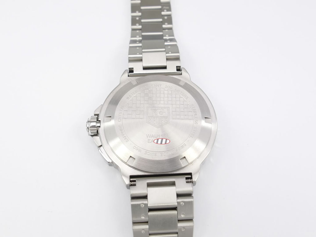 TAG Heuer Formula 1 WAU111A.BA0858 screw down case back