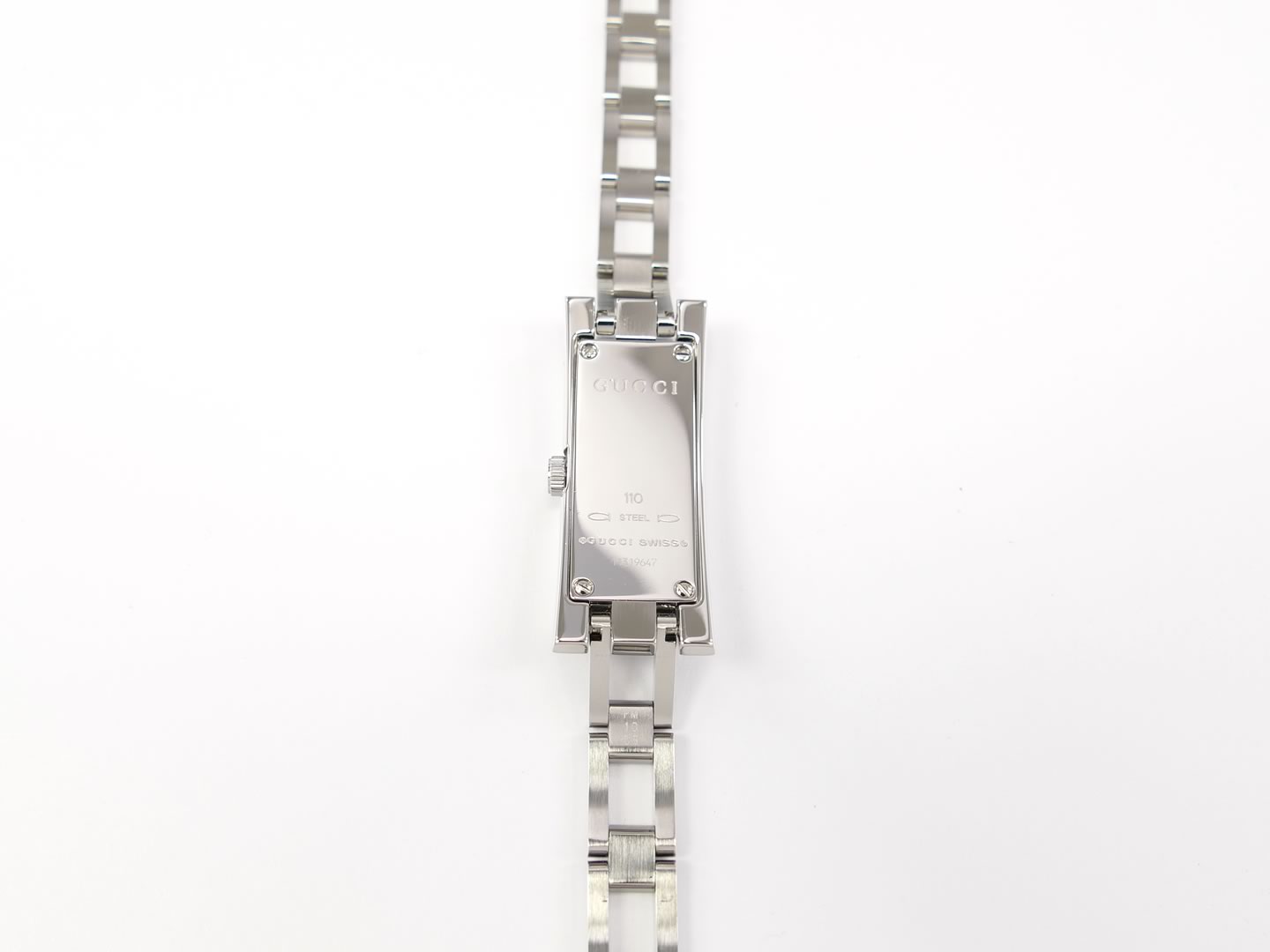 Gucci G-Link 110 Stainless Steel case back