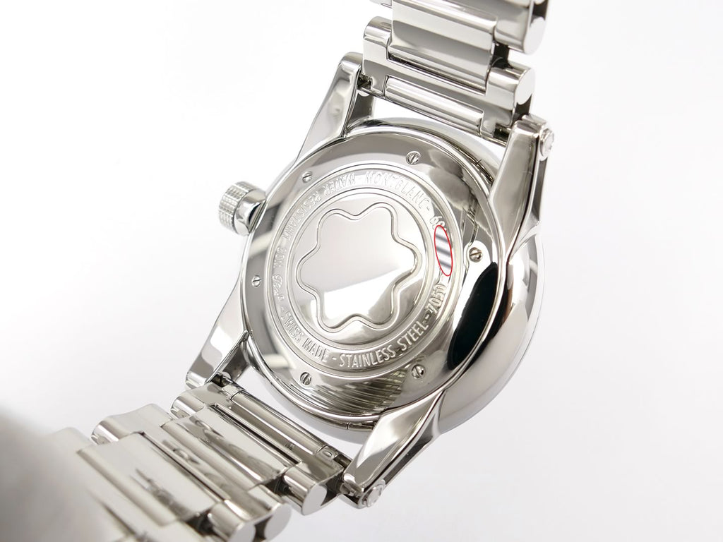 Montblanc Timewalker 7050 stainless steel case back