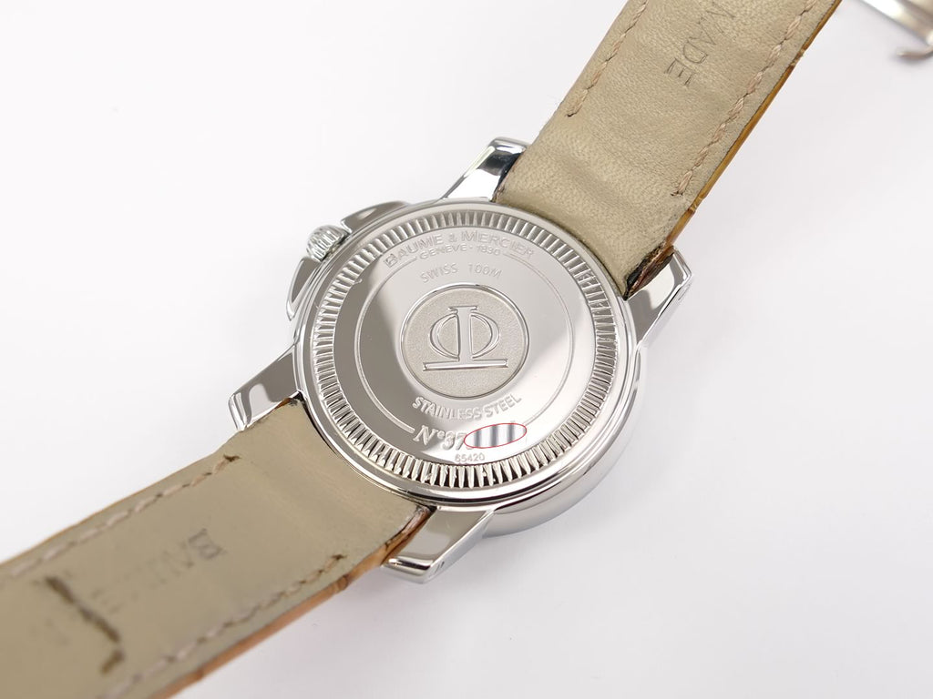 Baume & Mercier Capeland 65420 screw down case back