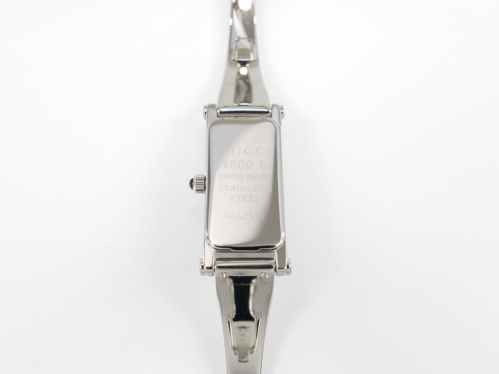 Gucci 1500L Stainless Steel case back