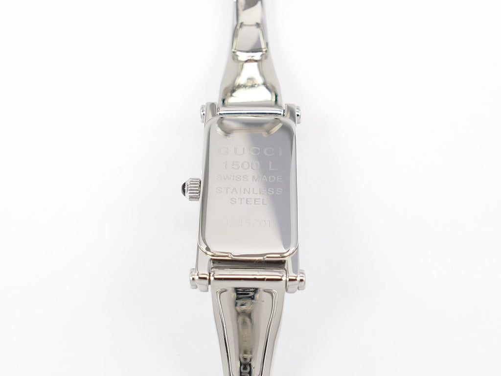 Gucci 1500L Stainless Steel case back