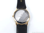 Raymond Weil Black & White Roman Numeral Dial 5532 18k Gold Plated on Leather